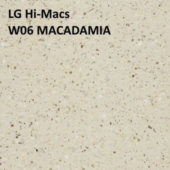 Акриловый камень LG Hi-Macs W06 MACADAMIA